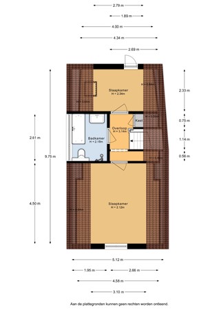 Floorplan - Rijnkade 86, 3442 EE Woerden